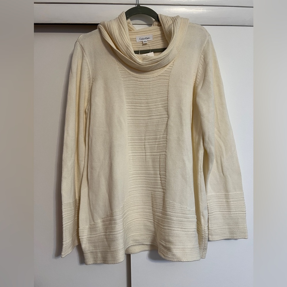 Calvin Klein NWT Cowl Neck Sweater 1X
